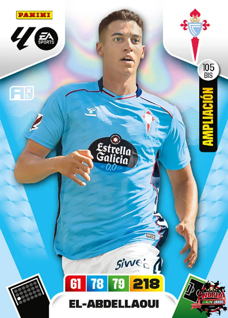 #105 Bis | Panini | Adrenalyn XL | La Liga | 2025-2026 | El-Abdellaoui | RC Celta | Extension