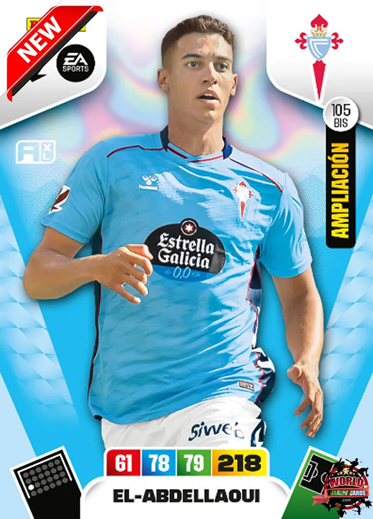 #105 Bis | Panini | Adrenalyn XL | La Liga | 2025-2026 | El-Abdellaoui | RC Celta | Extension