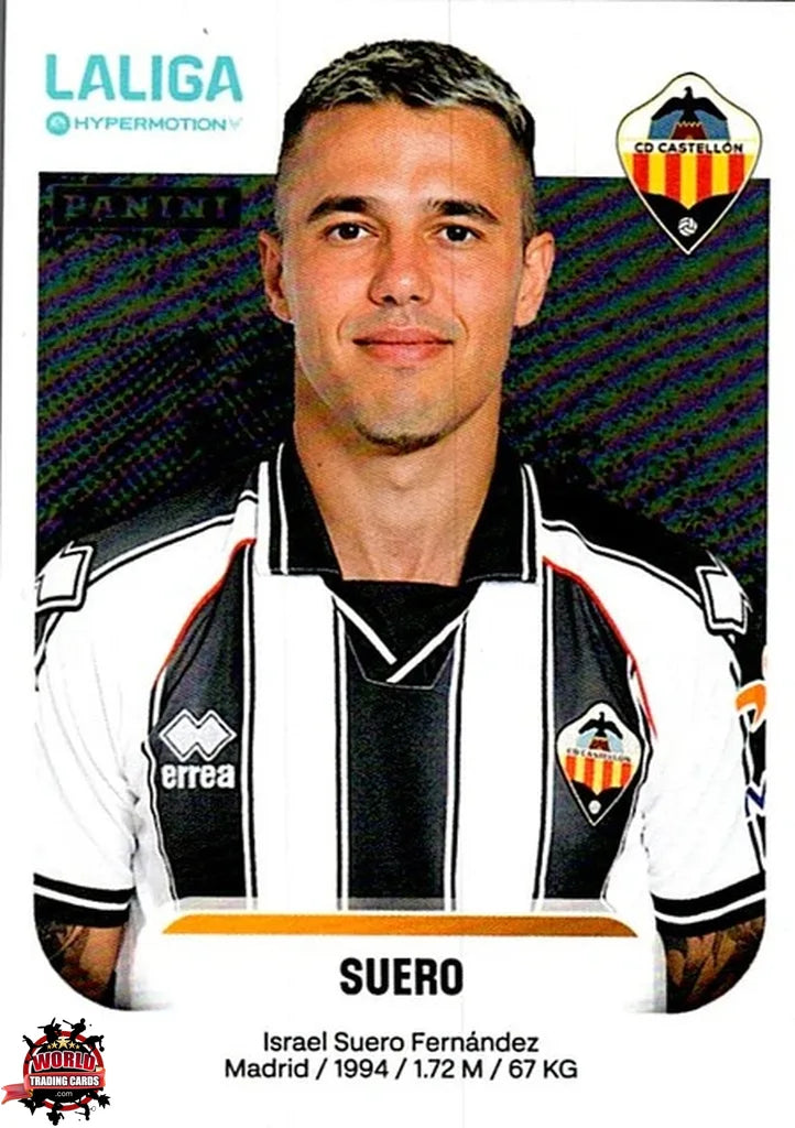Cromo Trading Card Fútbol-Suero-CD Castellón-Panini La Liga HypermotionV 2025-2026-108-Basico