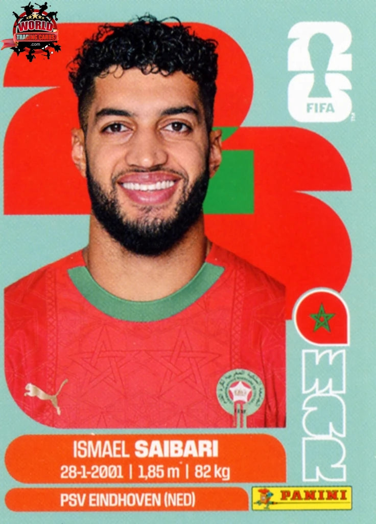 #MAR015 | Panini | Fifa World Cup Stickers | 2026 | Ismael Saibari | Morocco | Base - International version