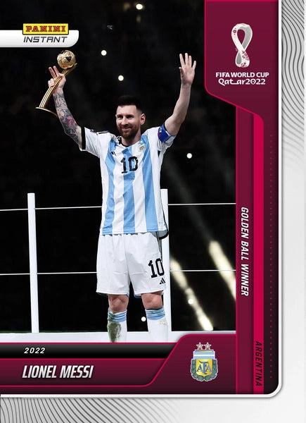Lionel Messi - 2022 - Panini Instant FIFA World Cup Qatar - #132 - World Trading Cards