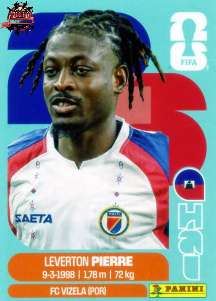 #HAI010 | Panini | Fifa World Cup Stickers | 2026 | Leverton Pierre | Haiti | Base - International version
