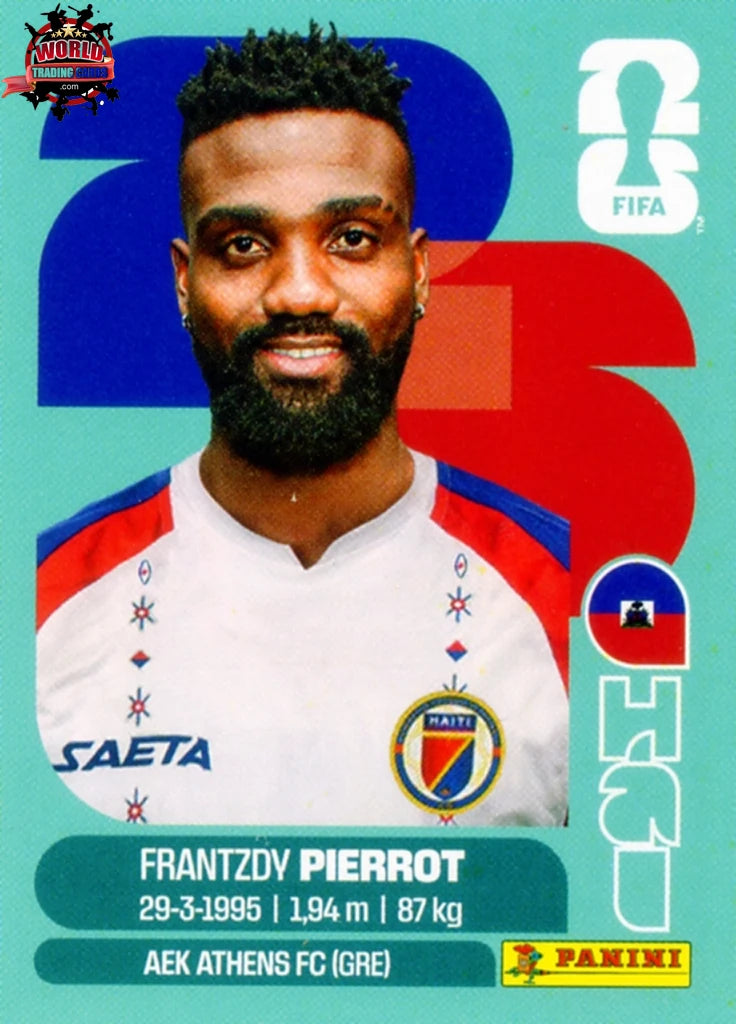 Frantzdy Pierrot-Haiti-Panini FIFA World Cup Stickers 2026-HAI020