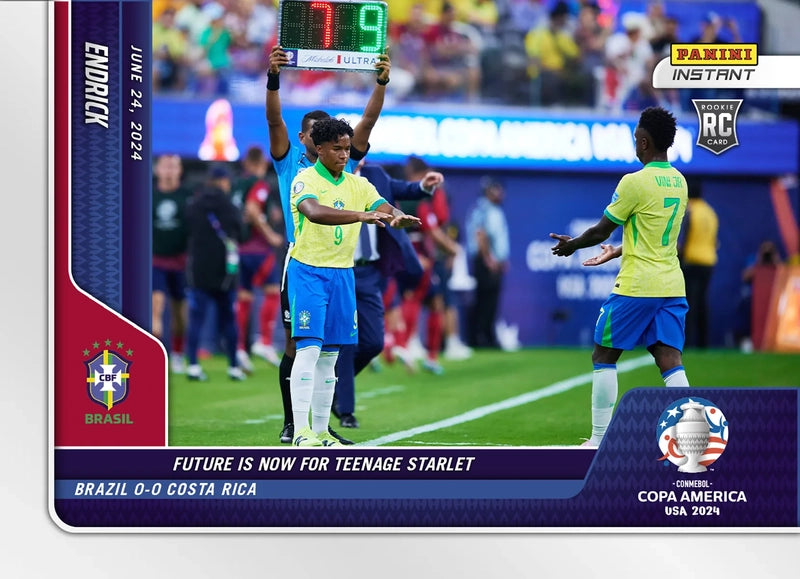 Endrick - Panini Instant FIFA Copa America USA 2024 - #012 - Rookie RC - World Trading Cards
