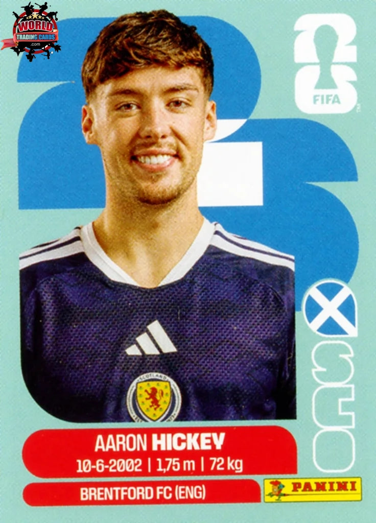 スコッチ カード Chrome Trading Card Football-Aaron Hickey-Scotland-Panini Fifa
