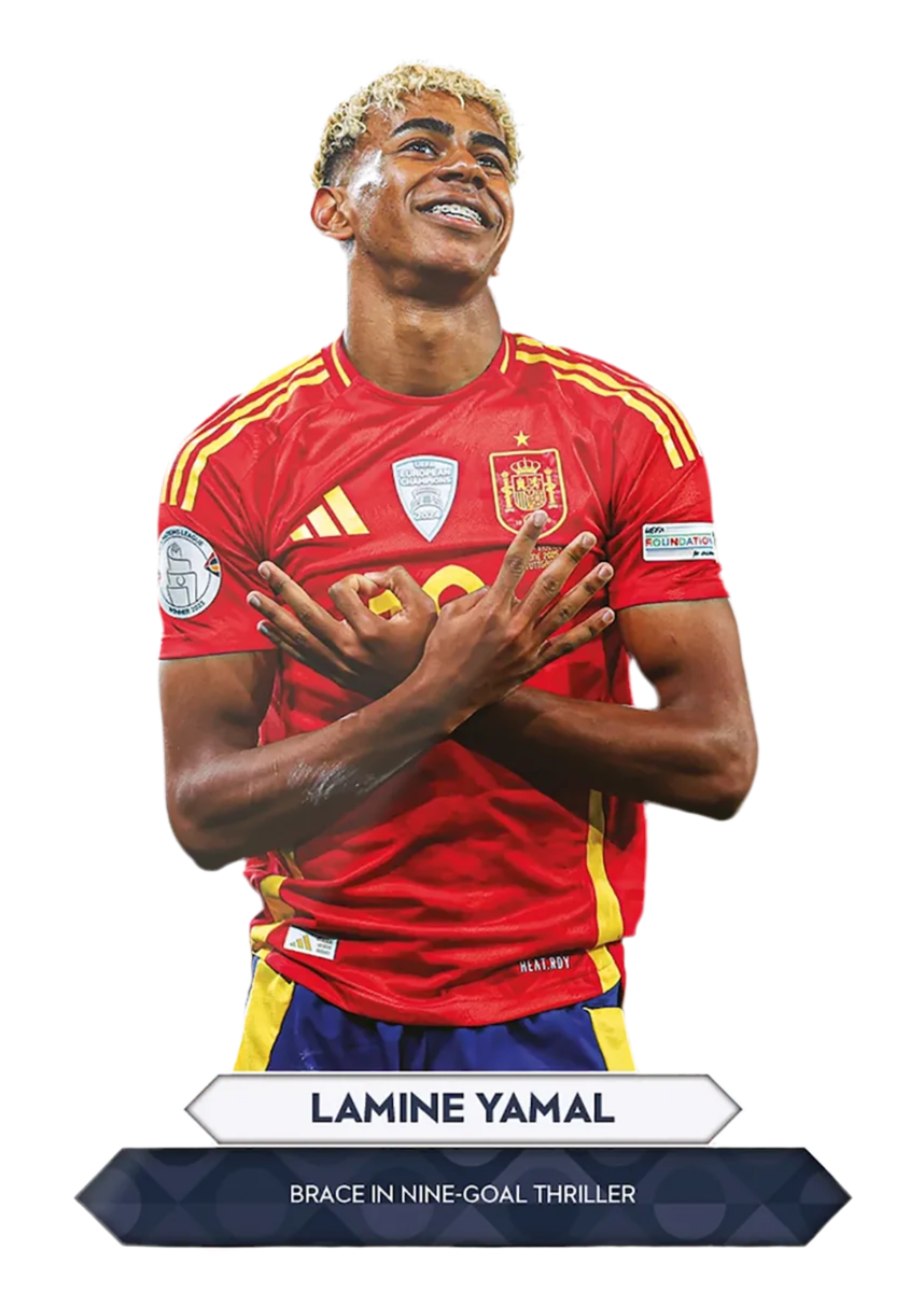 Lamine Yamal - 2025 UEFA Nations League Topps NOW - Card 2 - World Trading Cards