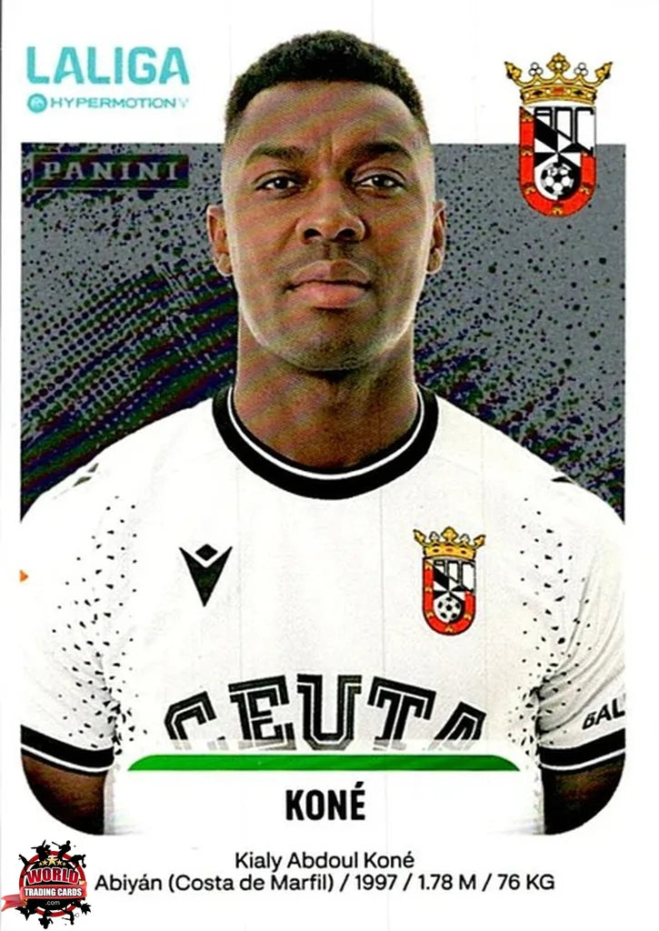 Cromo Trading Card Fútbol-Koné-AD Ceuta FC-Panini La Liga HypermotionV 2025-2026-132-Basico
