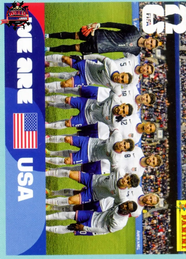 #USA013 | Panini | Fifa World Cup Stickers | 2026 | Team Photo | USA | Base - International version