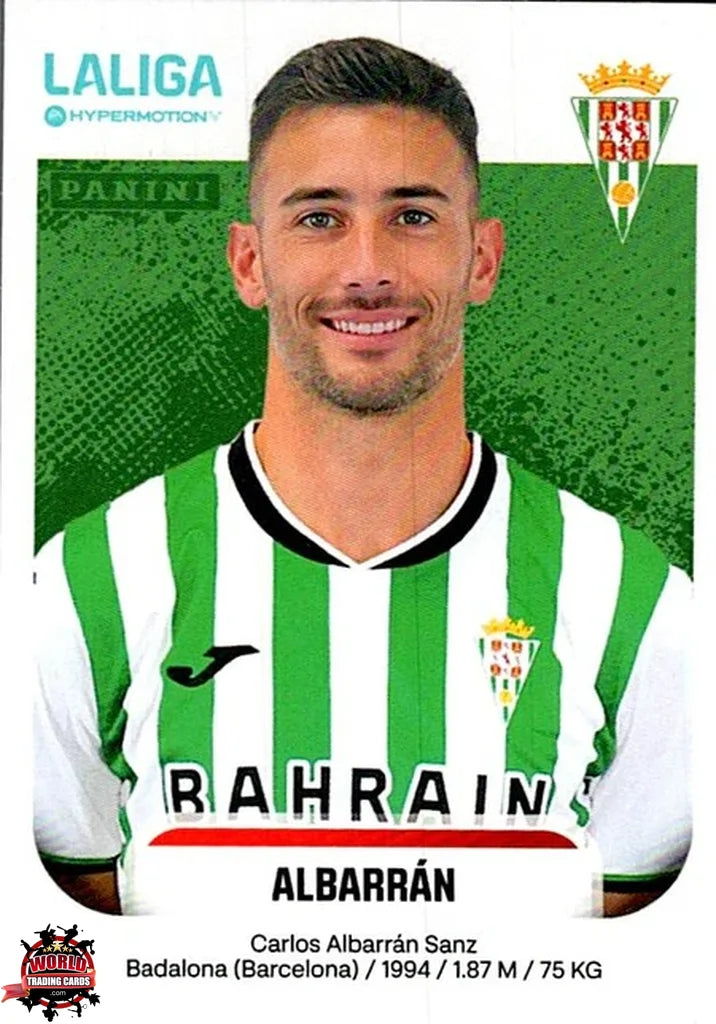 Cromo Trading Card Fútbol-Albarrán-Córdoba CF-Panini La Liga HypermotionV 2025-2026-140-Basico