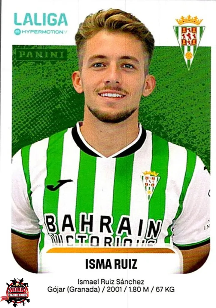 Cromo Trading Card Fútbol-Isma Ruiz-Córdoba CF-Panini La Liga HypermotionV 2025-2026-145-Basico