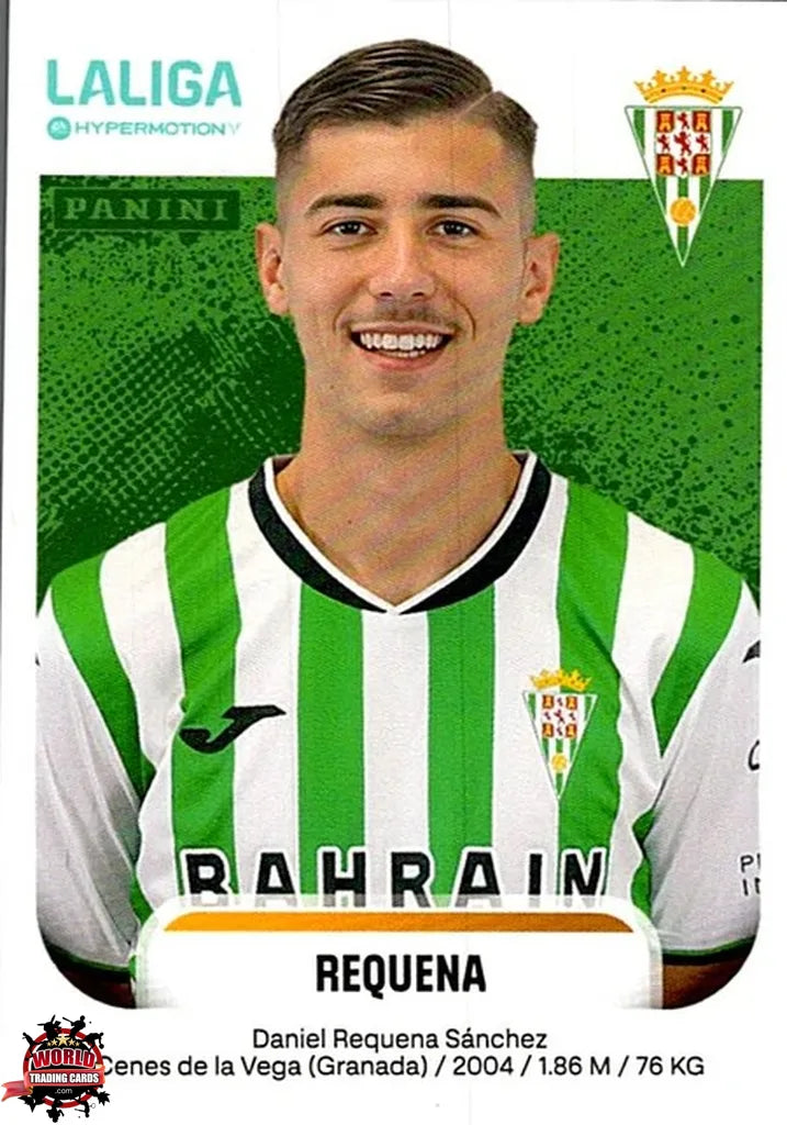 Cromo Trading Card Fútbol-Requena-Córdoba CF-Panini La Liga HypermotionV 2025-2026-148A-Basico