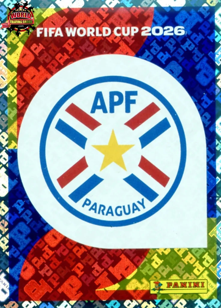 #PAR001 | Panini | Fifa World Cup Stickers | 2026 | Emblem | Paraguay | Foil - International version