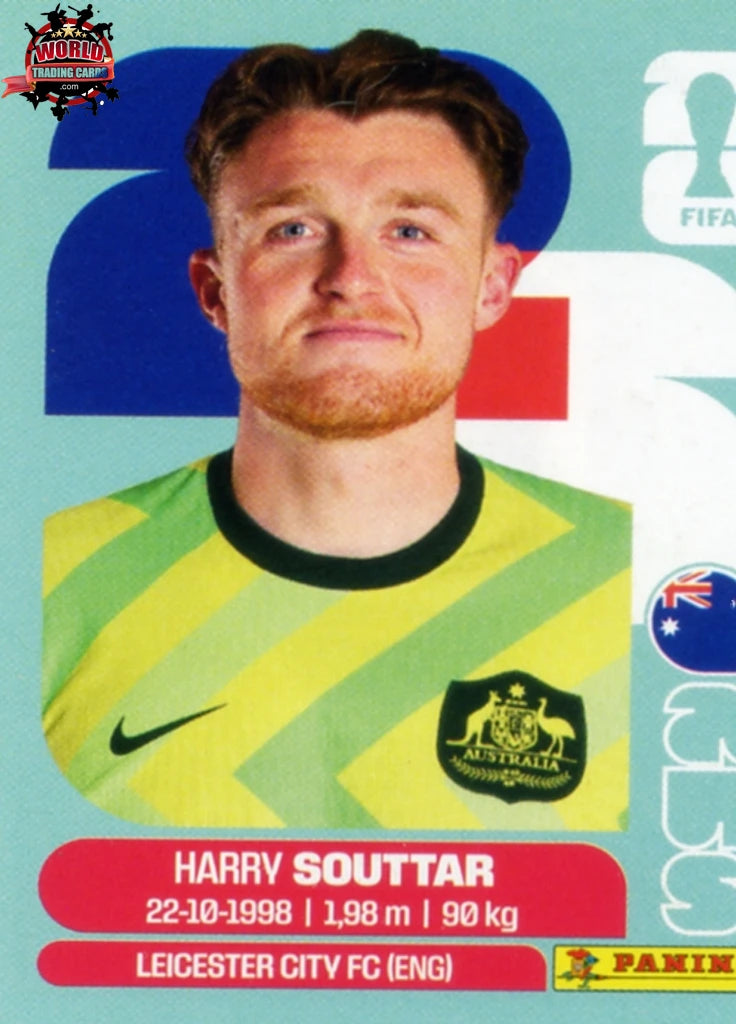 #AUS004 | Panini | Fifa World Cup Stickers | 2026 | Harry Souttar | Australia | Base - International version