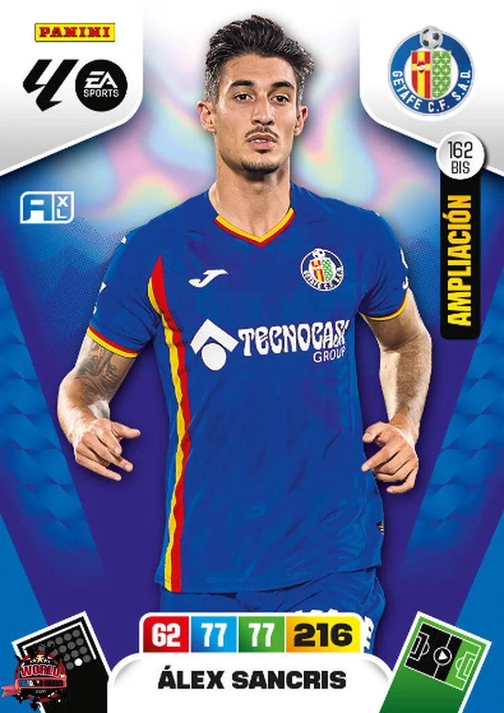 Alex Sancris - Getafe CF - Panini Adrenalyn XL - 2025-2026 - 162Bis - Basico Ampliación LP
