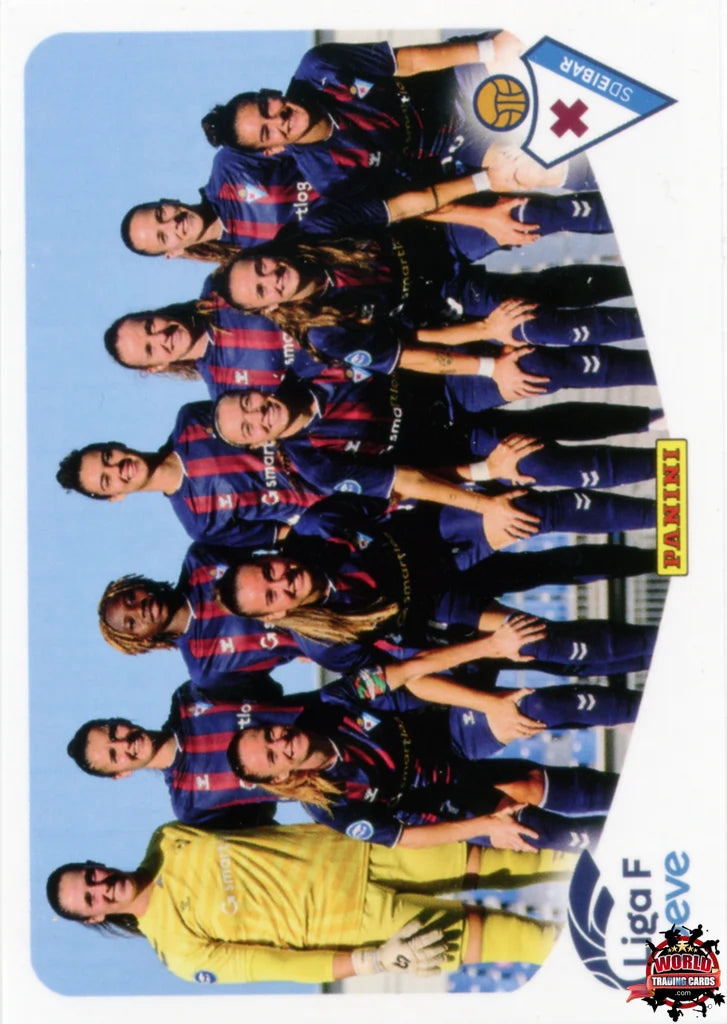 Cromo Trading Card Fútbol-Formación SD Eibar-SD Eibar-Panini Liga F Moeve 2025-2026-163-Basico