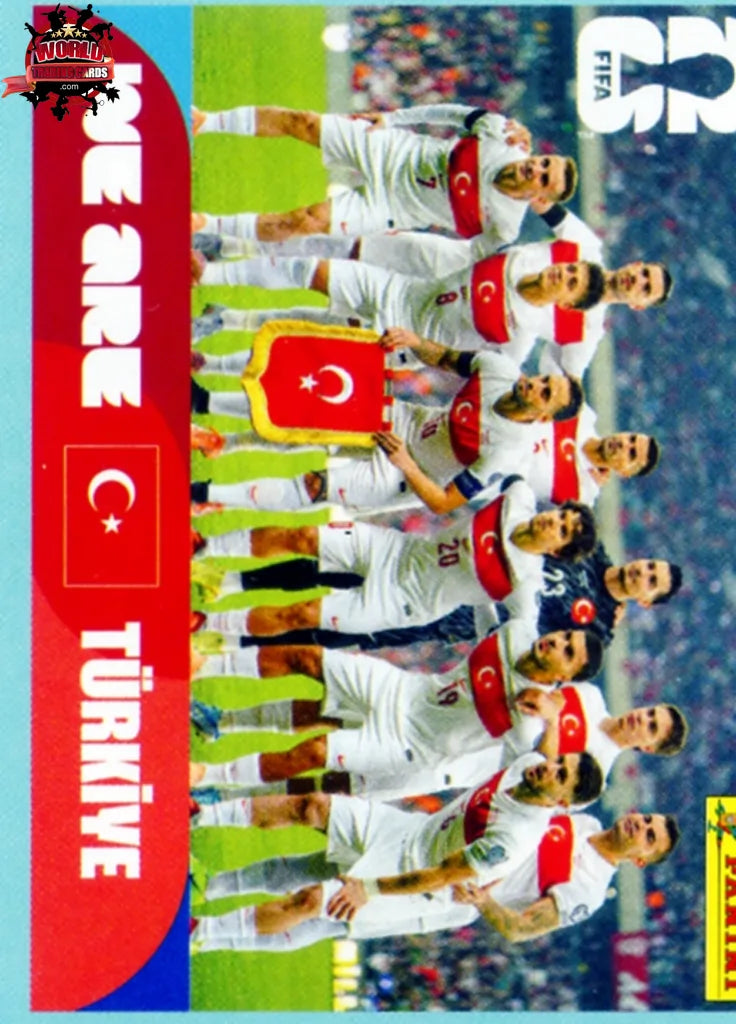 #TUR013 | Panini | Fifa World Cup Stickers | 2026 | Team Photo | Turkey | Base