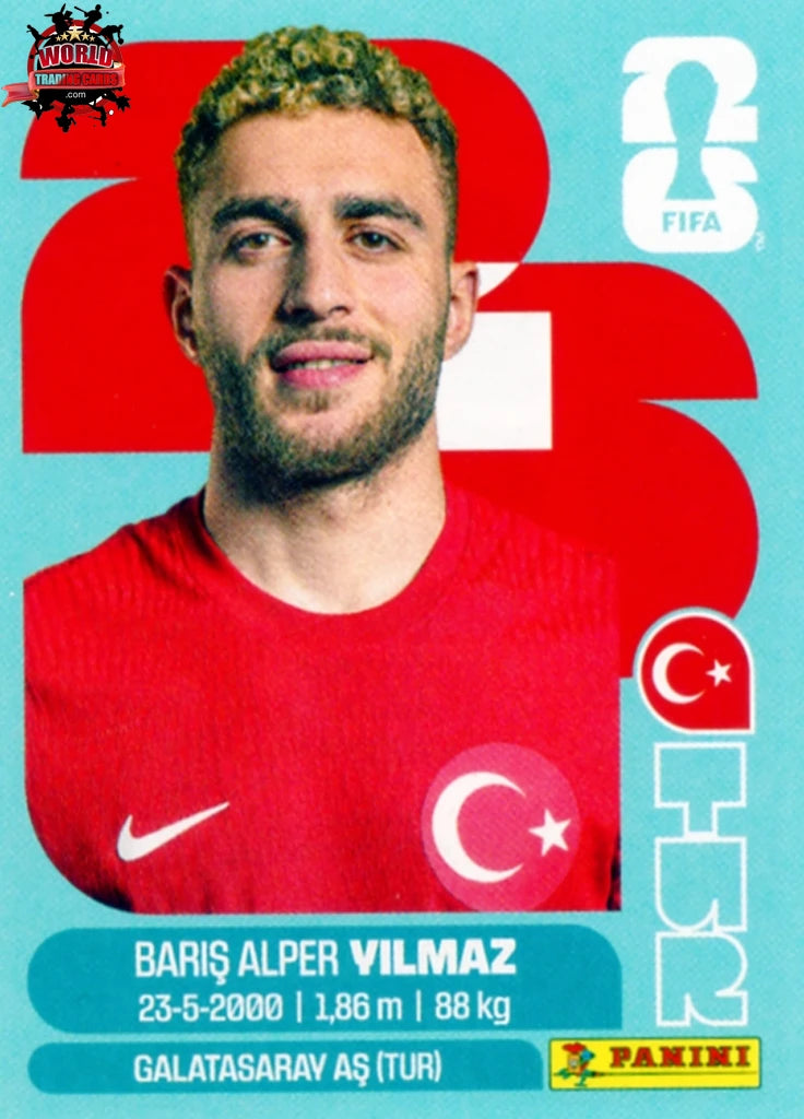 #TUR018 | Panini | Fifa World Cup Stickers | 2026 | Baris Alper Yilmaz | Turkey | Base