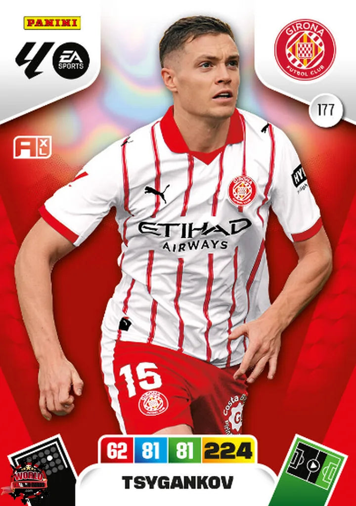 Tsygankov - Girona FC - Panini Adrenalyn XL - 2025-2026 - 177 - Basico