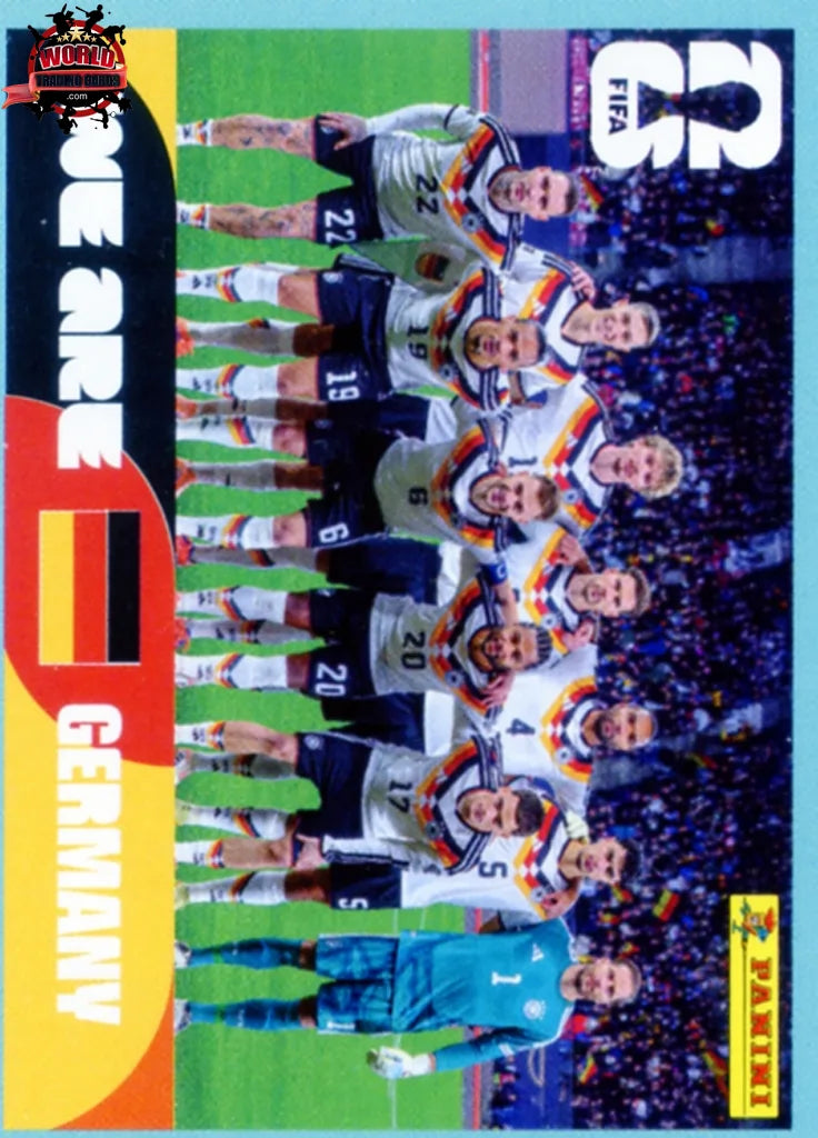 #GER013 | Panini | Fifa World Cup Stickers | 2026 | Team Photo | Germany | Base - International version