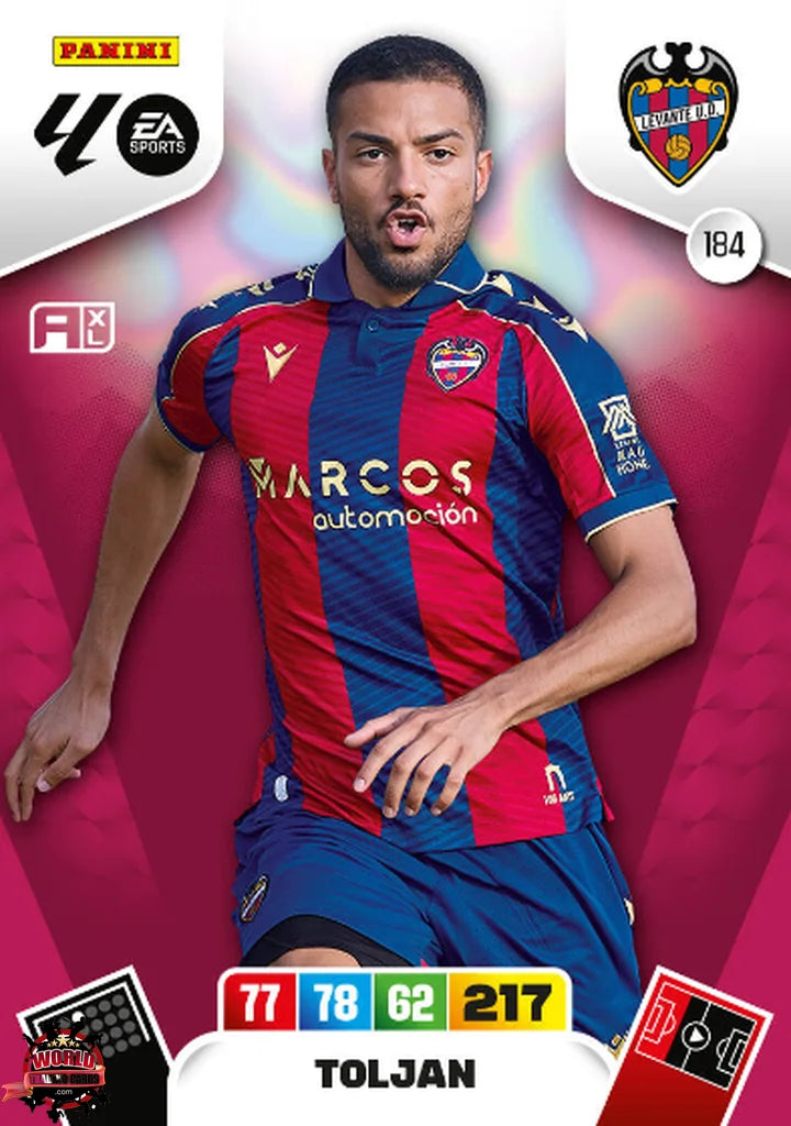 Toljan - Levante UD - Panini Adrenalyn XL - 2025-2026 - 184 - Basico