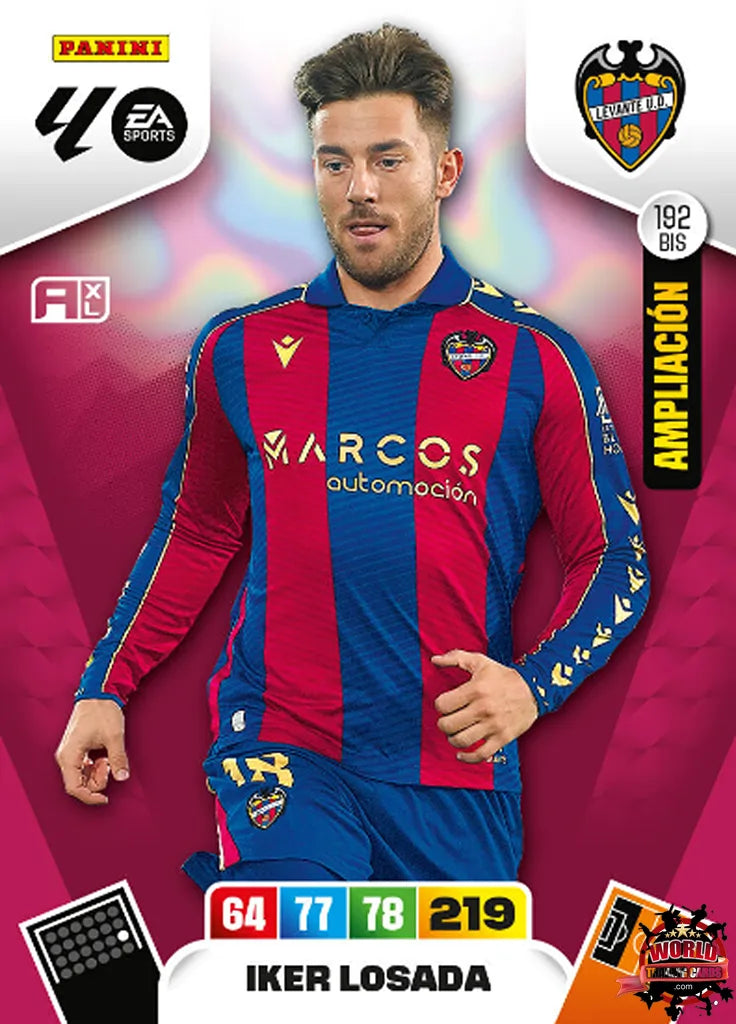 #192 Bis | Panini | Adrenalyn XL | La Liga | 2025-2026 | Iker Losada | Levante UD | Update
