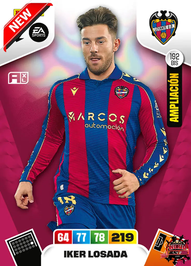 #192 Bis | Panini | Adrenalyn XL | La Liga | 2025-2026 | Iker Losada | Levante UD | Update