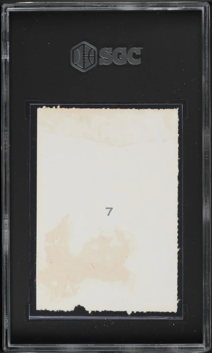 1958 Editora Aquarela Black Number Garrincha ROOKIE #7 SGC 1 PR