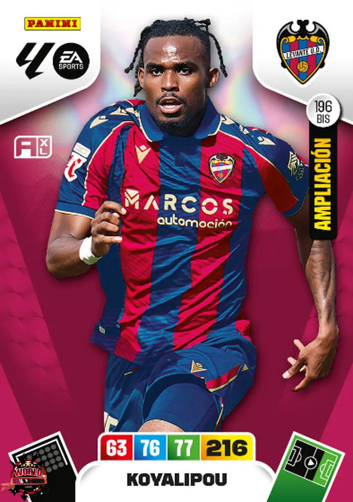 Koyalipou - Levante UD - Panini Adrenalyn XL - 2025-2026 - 196Bis - Basico Ampliación LG