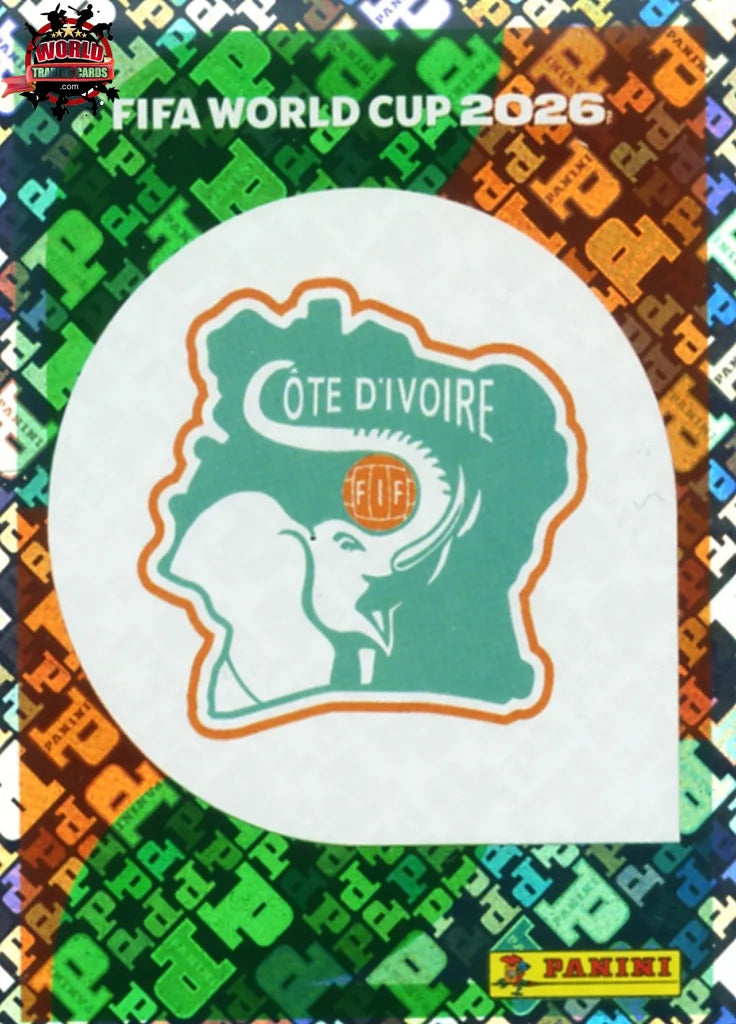 #CIV001 | Panini | Fifa World Cup Stickers | 2026 | Emblem | Ivory Coast | Foil - International version
