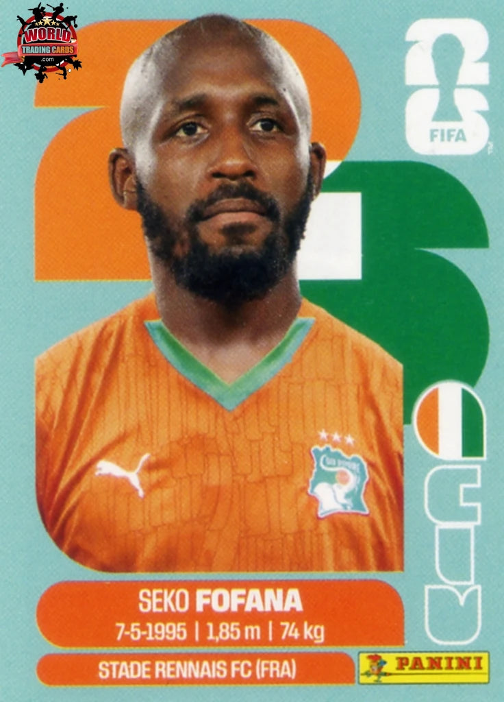 #CIV011 | Panini | Fifa World Cup Stickers | 2026 | Seko Fofana | Ivory Coast | Base - International version