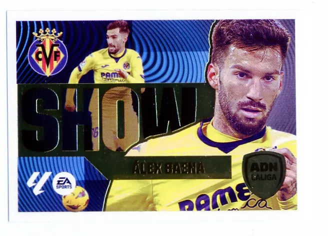 Liga Este-2024-25-Panini-Cromo Trading Card Fútbol- Álex Baena - Villarreal-1-ADN La Liga Show