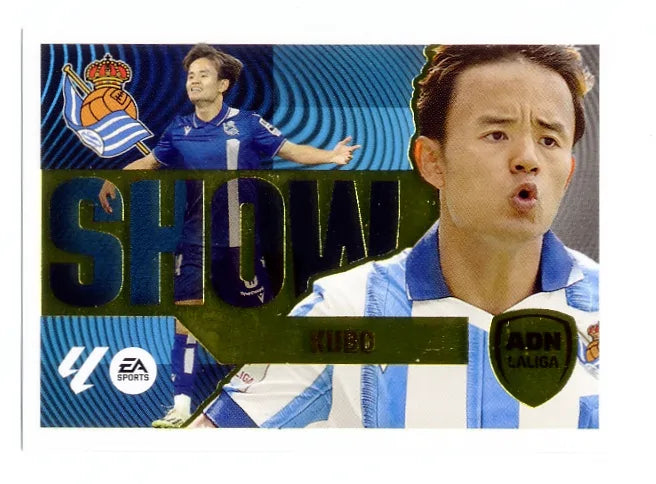Liga Este-2024-25-Panini-Cromo Trading Card Fútbol- Kubo - Real Sociedad-7-ADN La Liga Show