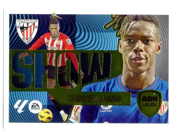 Liga Este-2024-25-Panini-Cromo Trading Card Fútbol- Nico Williams - Athletic Club-8-ADN La Liga Show