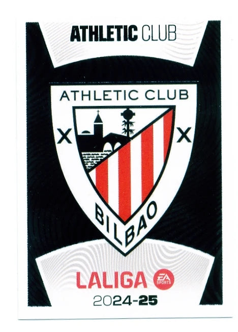 Liga Este-2024-25-Panini-Cromo Trading Card Fútbol- Escudo- Athletic Club-1-Básico