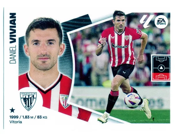 Liga Este-2024-25-Panini-Cromo Trading Card Fútbol- Vivian- Athletic Club-9-Básico