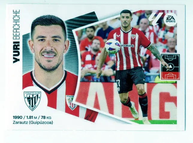 Liga Este-2024-25-Panini-Cromo Trading Card Fútbol- Yuri- Athletic Club-10-Básico
