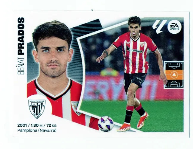 Liga Este-2024-25-Panini-Cromo Trading Card Fútbol- Prados- Athletic Club-12-Básico