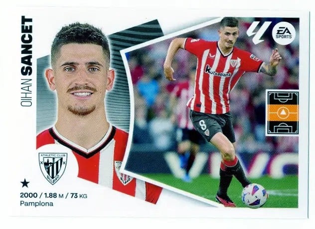 Liga Este-2024-25-Panini-Cromo Trading Card Fútbol- Sancet- Athletic Club-14-Básico