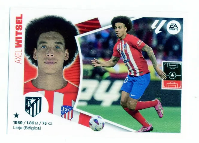 Liga Este-2024-25-Panini-Cromo Trading Card Fútbol- Witsel- Atl. de Madrid-8-Básico