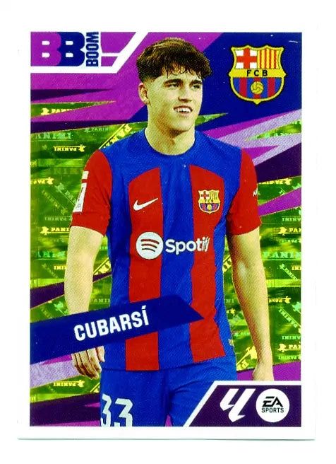 Liga Este-2024-25-Panini-Cromo Trading Card Fútbol- Cubarsí -Barcelona-3-Baby Boom