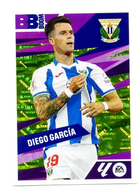 Liga Este-2024-25-Panini-Cromo Trading Card Fútbol- Diego García -Leganés-4-Baby Boom