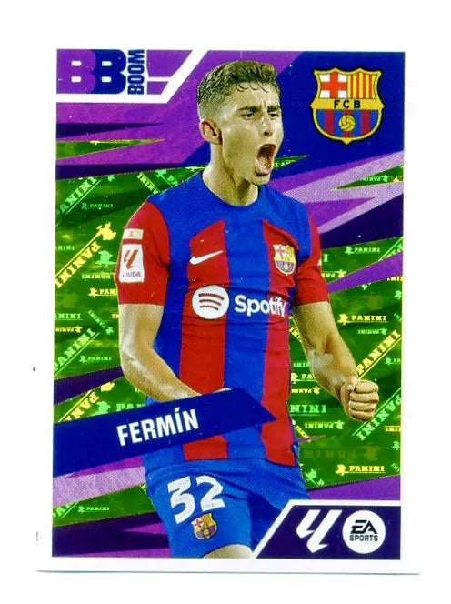 Liga Este-2024-25-Panini-Cromo Trading Card Fútbol- Fermín -Barcelona-6-Baby Boom