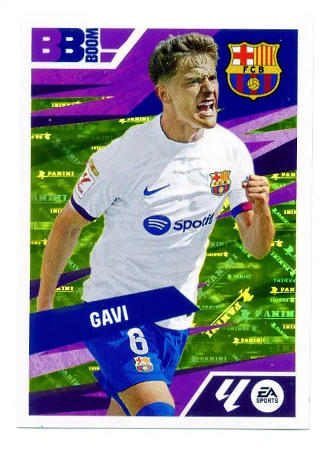 Liga Este-2024-25-Panini-Cromo Trading Card Fútbol- Gavi -Barcelona-7-Baby Boom
