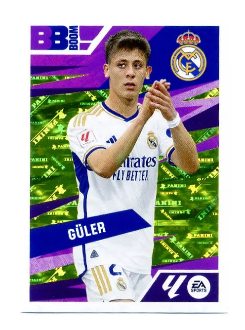 Liga Este-2024-25-Panini-Cromo Trading Card Fútbol- Arda Güler - Real Madrid -8-Baby Boom