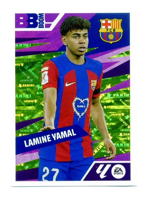 Liga Este-2024-25-Panini-Cromo Trading Card Fútbol- Lamine Yamal -Barcelona-13-Baby Boom