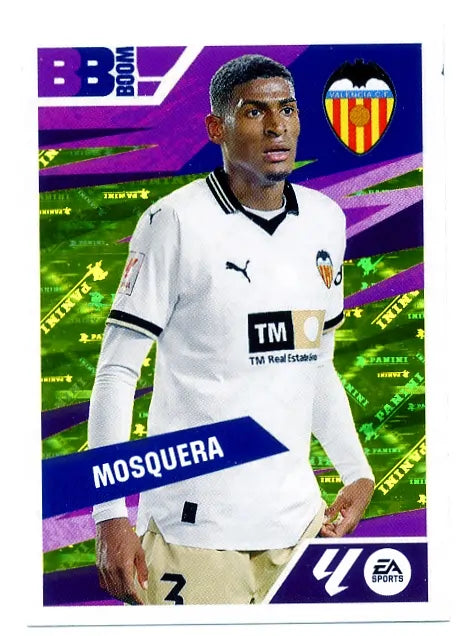 Liga Este-2024-25-Panini-Cromo Trading Card Fútbol- Mosquera - Valencia-15-Baby Boom