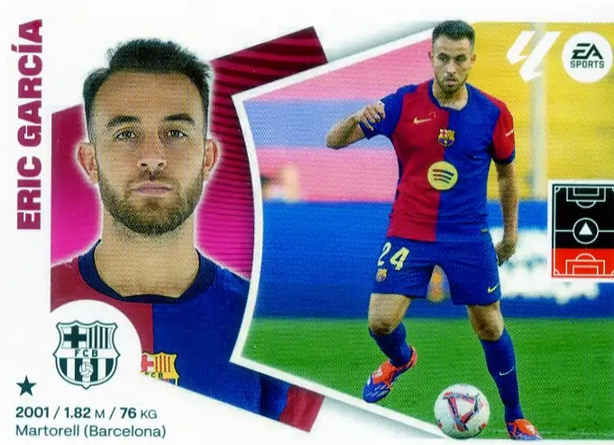 Liga Este-2024-25-Panini-Cromo Trading Card Fútbol- Eric García -Barcelona-6 Bis-Básico