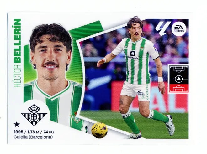 Liga Este-2024-25-Panini-Cromo Trading Card Fútbol- Bellerín-Betis-5-Básico