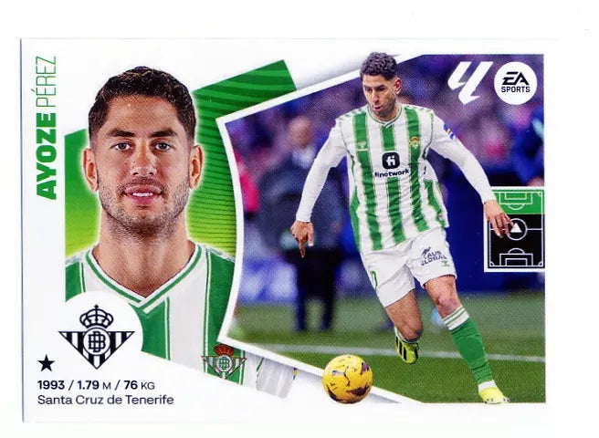 Liga Este-2024-25-Panini-Cromo Trading Card Fútbol- Ayoze-Betis-18-Básico