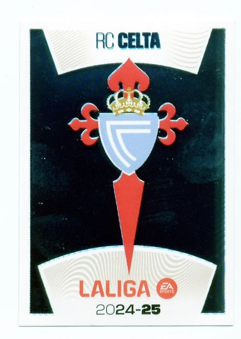 Liga Este-2024-25-Panini-Cromo Trading Card Fútbol- Escudo-Celta-1-Básico